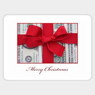 Merry Christmas Cash Gift Sticker